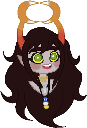 Homestuck Troll Oc By Owlfs - Cartoon (400x543)