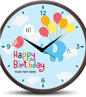 Happy Birthday Wooden Wall Clock Happy Birthday Wooden - Birthday (284x426)