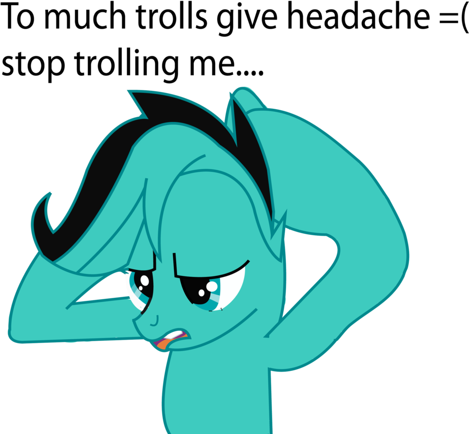 Too Much Troll Give Me Headache By Clauss-eastwood - Cartoon (923x865)