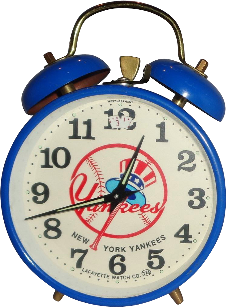 New York Yankees Alarm Clock By Lafayette Watch Company, - Yankees Alarm Clock (1012x1012)