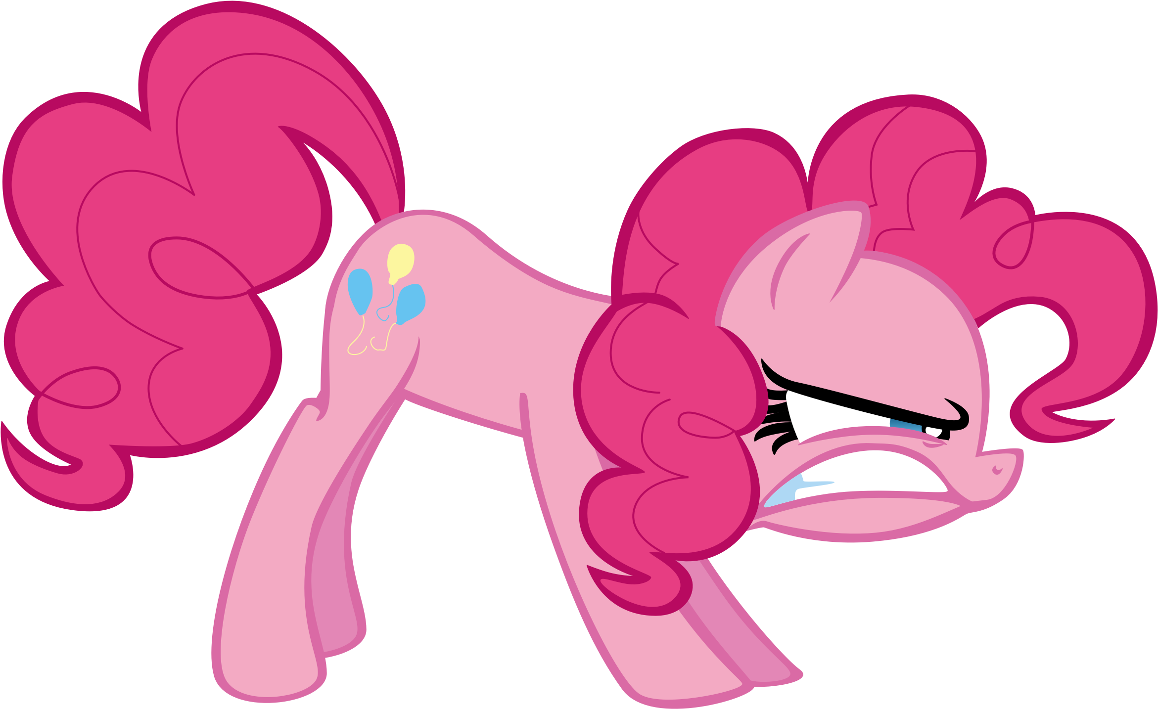 Pinkie - Mlp Pinkie Pie Angry (2358x1456)