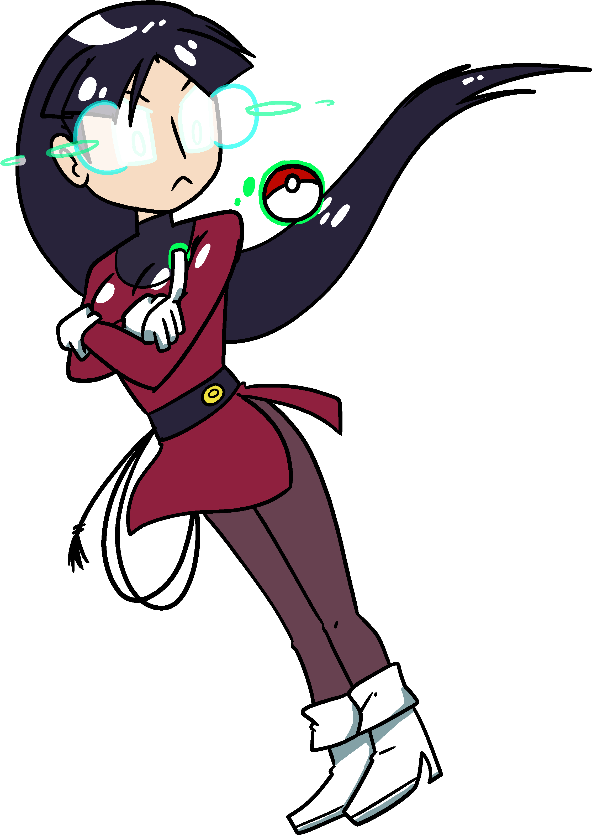 [art]gym Leader Sabrina - Cartoon (3500x3500)
