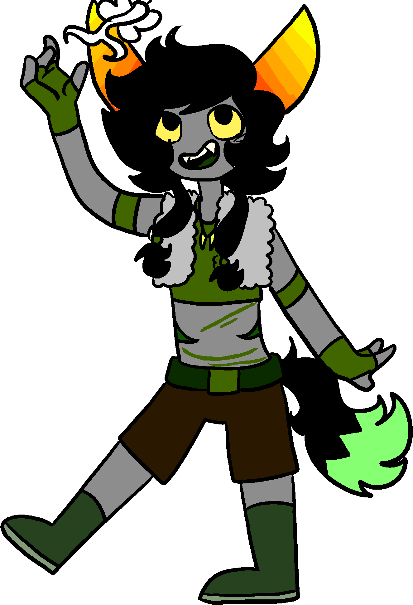 Fuchsia Troll Concept - Cartoon (1350x1950)