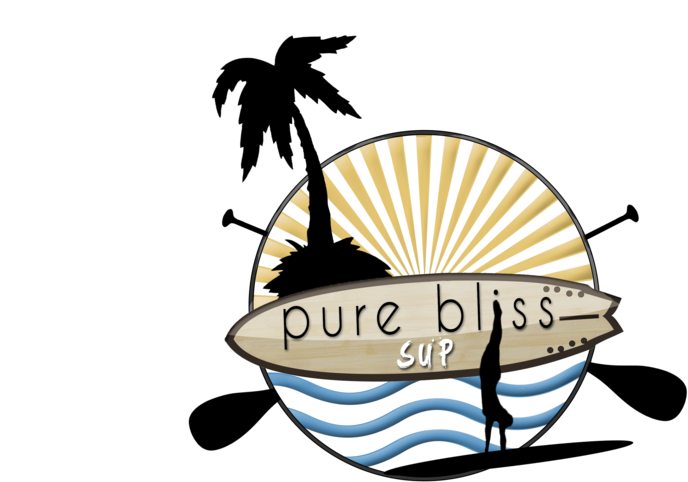 Pure Bliss Is A Family Owned Paddle Board Rental Company - Palm Tree Clip Art (1000x661)
