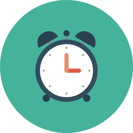 Alarm Clock Free Icon - Clock Icon (512x512)