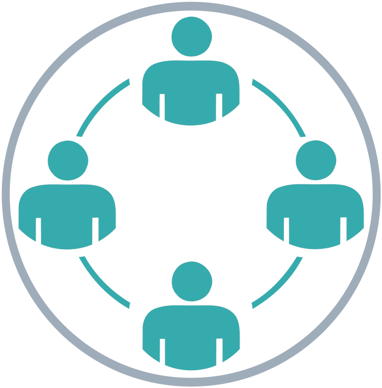 Group In Circle Blue - Icon (800x800)