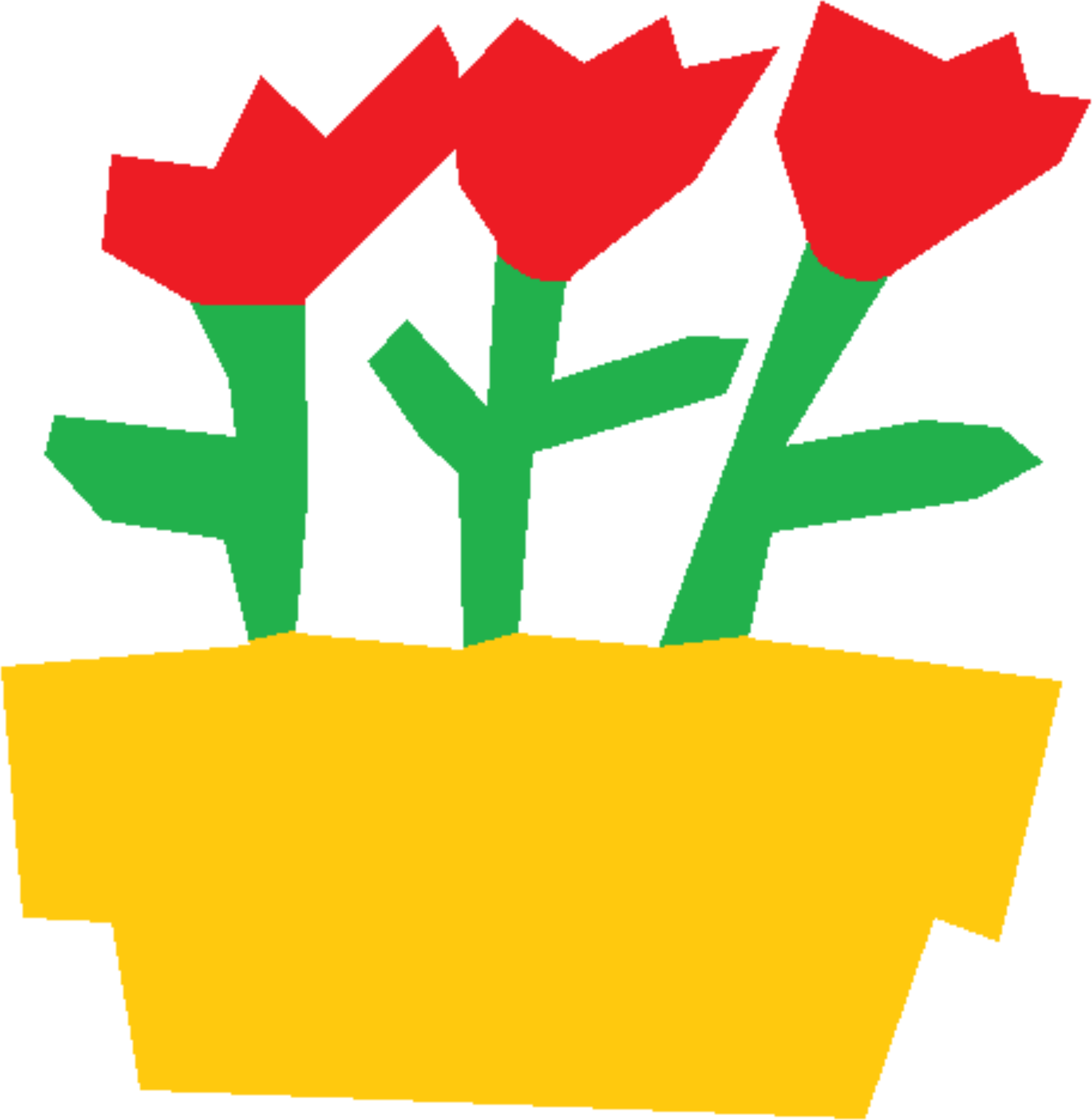 Big Image - Flowers Pots Images Clip Art (1958x2009)