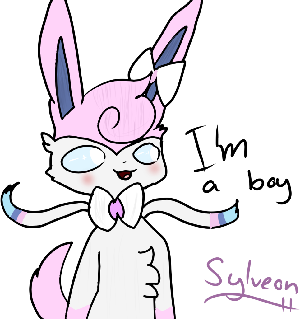 Male Sylveon Oh By Aesthetickazoo Male Sylveon Oh By - Cartoon (1024x1024)