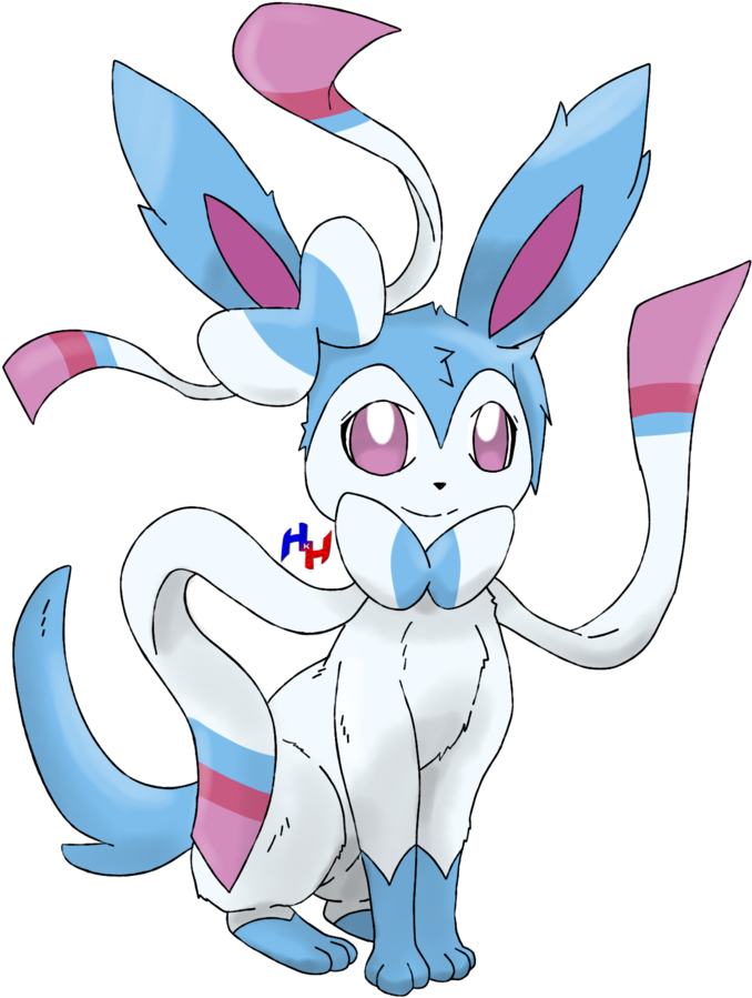 Sugimori Try ~ Aoki The Shiny Sylveon By Sacret - Shiny Male Sylveon (784x1019)