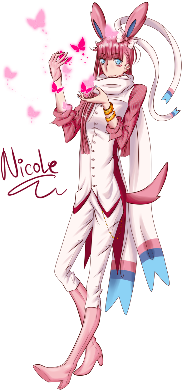 Sylveon Gijinka By Xhikkux - Sylveon (629x1268)