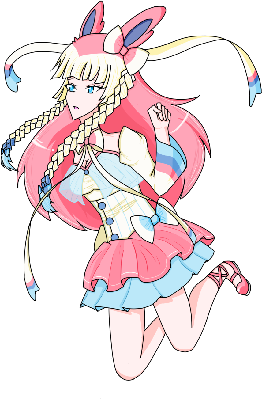 Magical Girl Sylveon By Mrpysche On Deviantart - Cartoon (1024x1365)