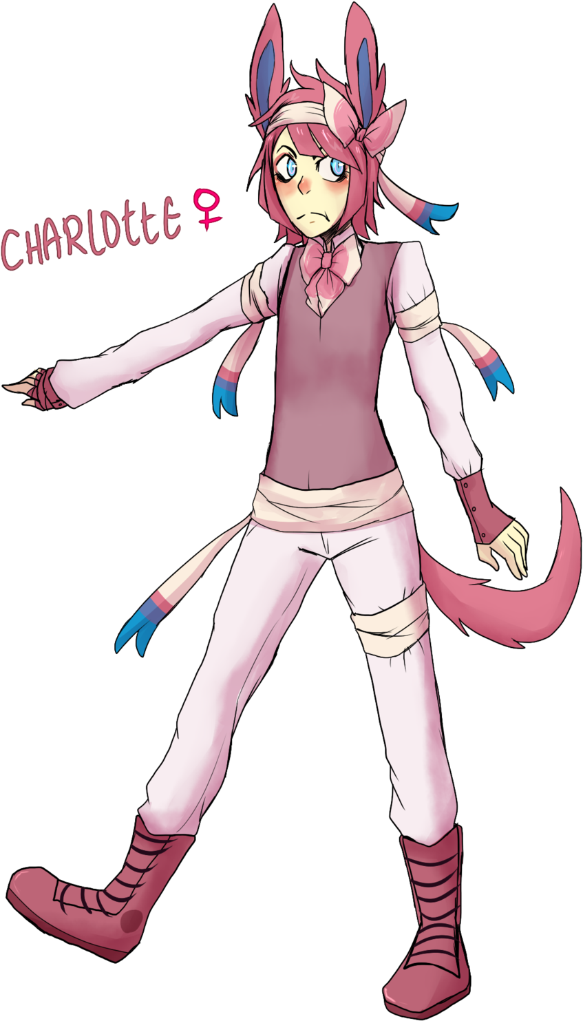 Gk The Dragonslayer Charlotte Sylveon By Shounenraccoon - Cartoon (1024x1575)