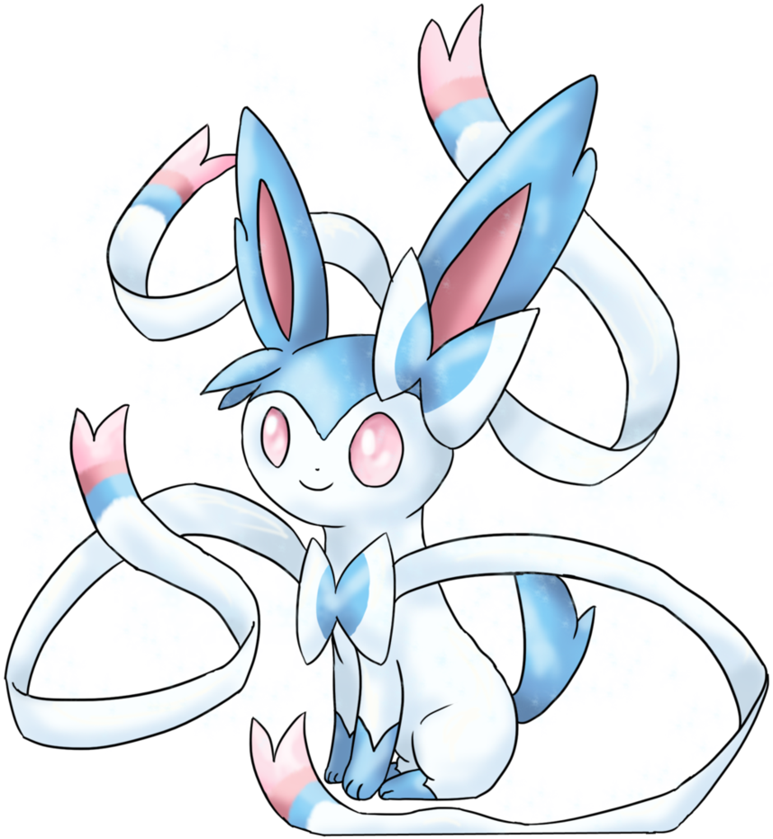 Shiny Sylveon By Cinnamon-quails - Shiny Sylveon Fan Art (858x932)