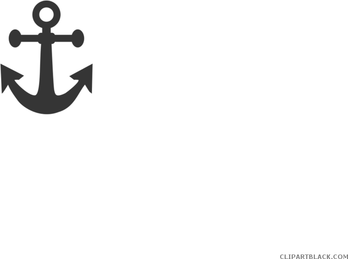 Navy Anchor Tools Free Black White Clipart Images Clipartblack - Artsy Doormats Sailor Anchor Door Mat 40x60cm (700x525)