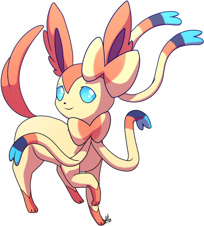 Imgur Mirror - Sylveon Pokemon Eevee Evolutions (690x769)