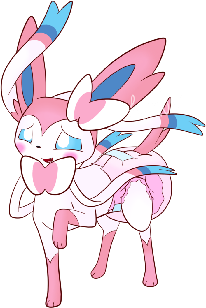 Sylveon By The Shambles - Pokemon Sylveon In Diapers (739x1082)