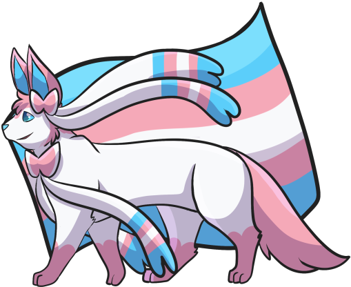 Trans Sylveon Tumblr - Cartoon (540x540)