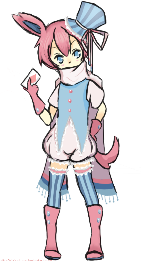 Male Sylveon By Rikiochan - Pokemon Sylveon Human Male (489x920)