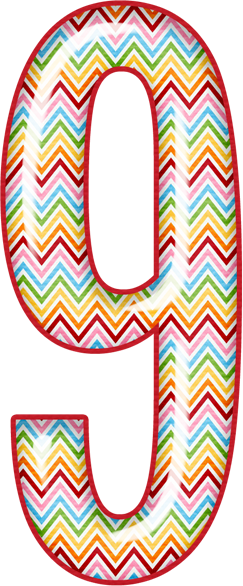 Numbers ‿✿⁀ - Clip Art (243x586)