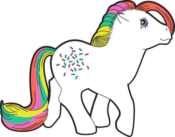 My Little Pony 1984 - Pony (583x457)