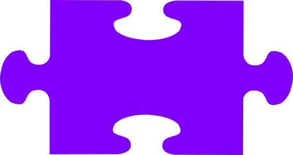 Puzzle Clipart Purple - Puzzle Clipart Purple (600x318)