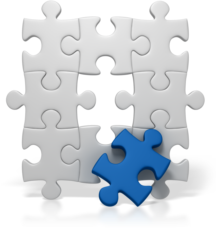 Blue Piece Missing - Missing Puzzle Piece Clip Art (800x800)