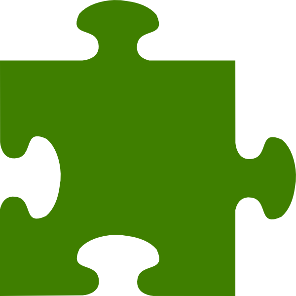 This Free Clip Arts Design Of Green Puzzle - Green Puzzle Piece Autism (600x599)