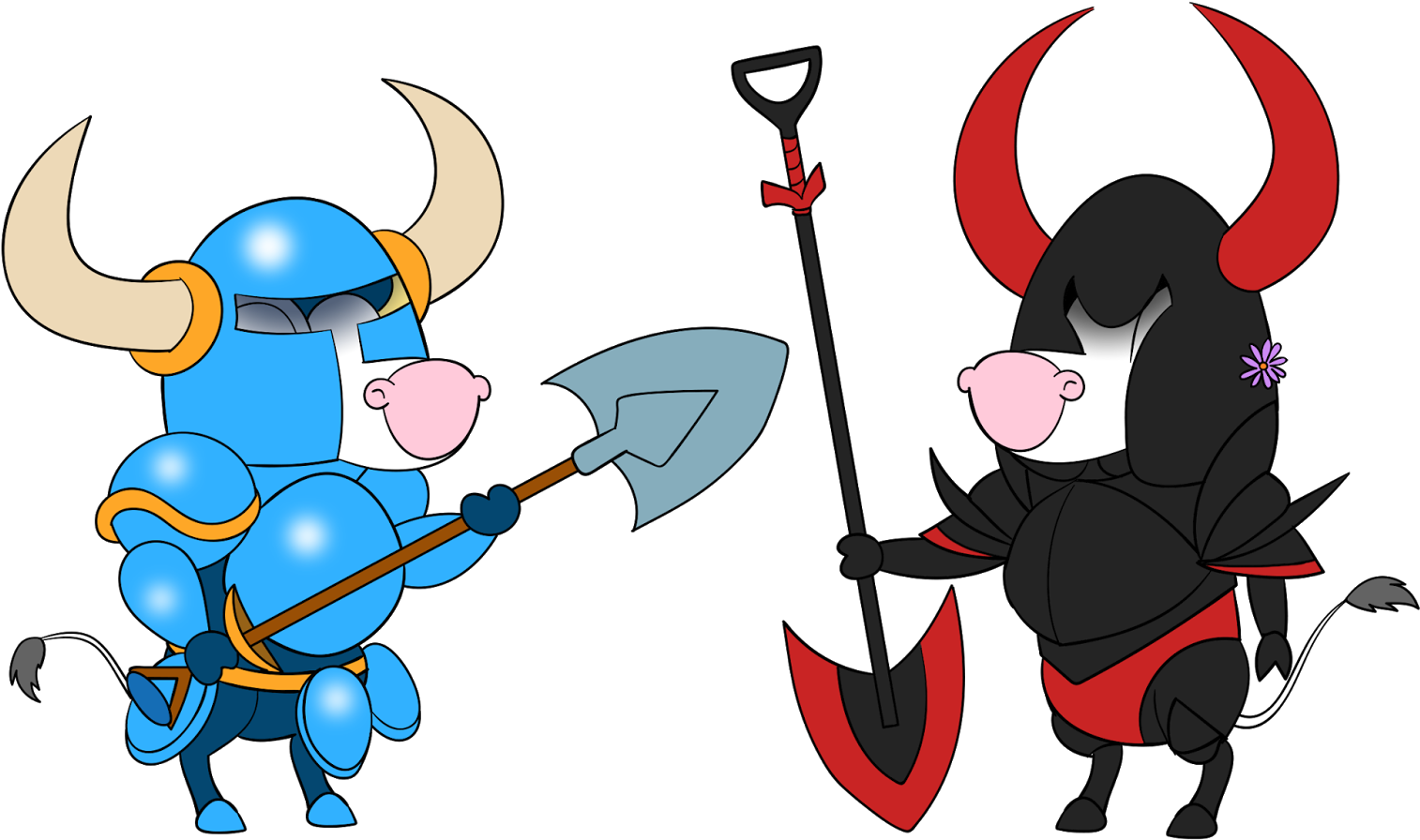 Cowsplay - Shovel Knight - Cartoon (1600x974)