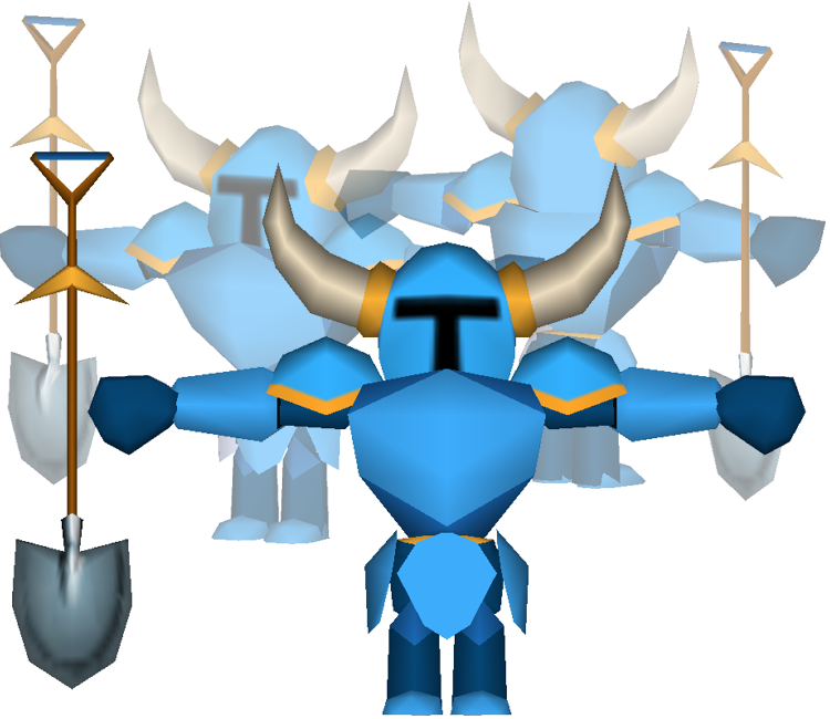 Download Zip Archive - Shovel Knight Model (750x650)