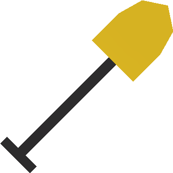 Unturned Skin Yellow Shovel - Pitchfork (400x400)