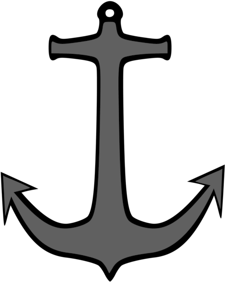 Anchor Clip Art (484x600)