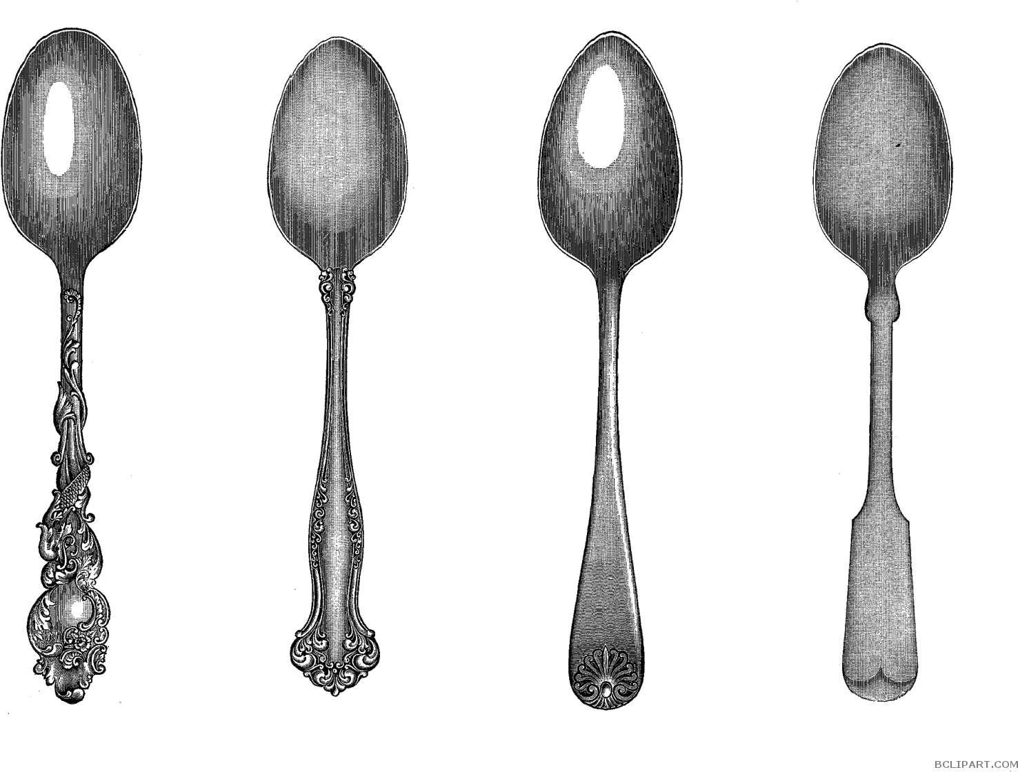 Vintage Spoon Tools Free Clipart Images Bclipart - 1847 Rogers Bros Silverware (1600x1201)