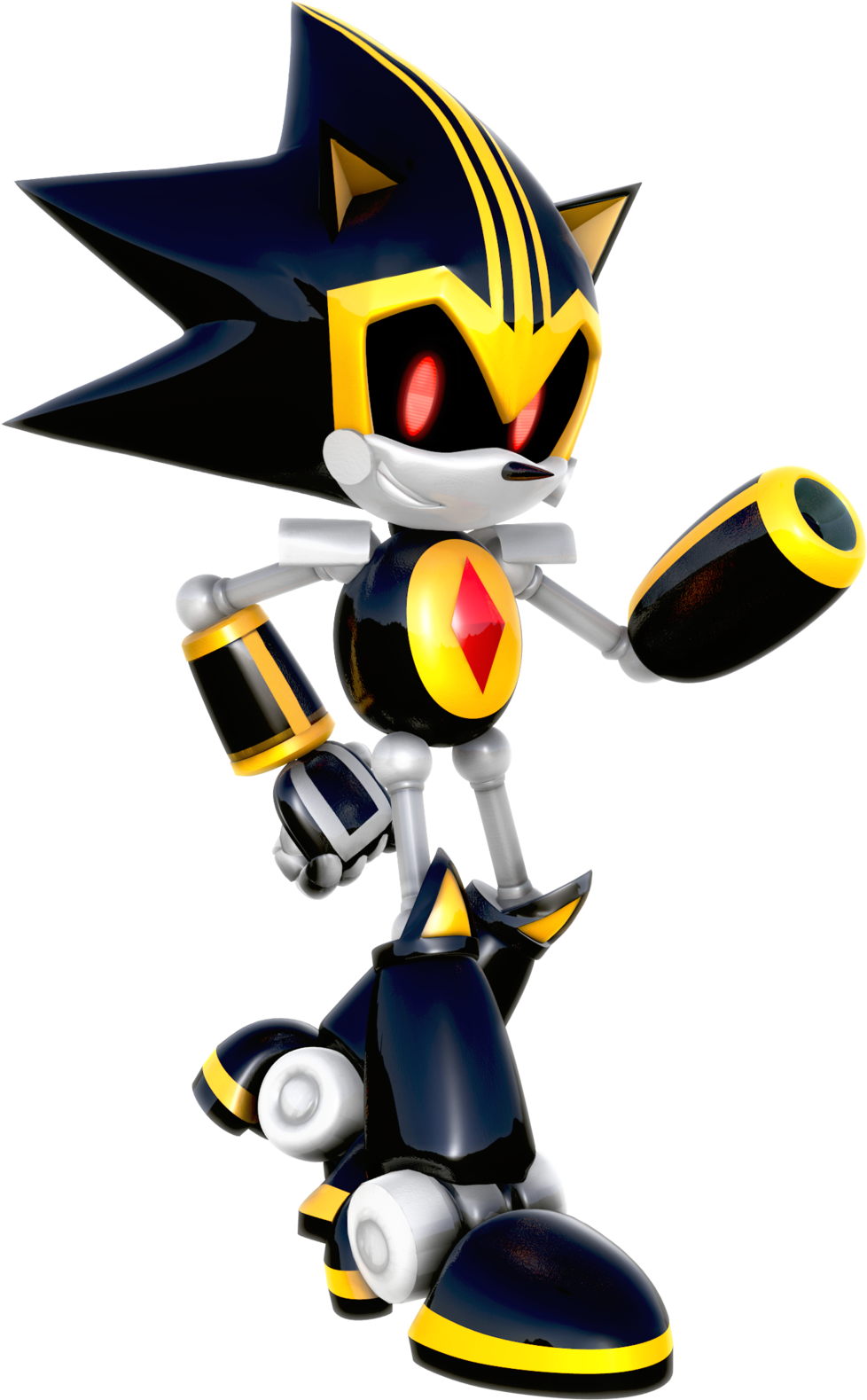 Shard The Metal Sonic Render By Nibroc-rock - Shard The Metal Sonic (1600x1600)
