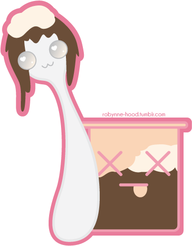 Kawaii Spoon By Robynneski - Kawaii Spoon By Robynneski (500x500)