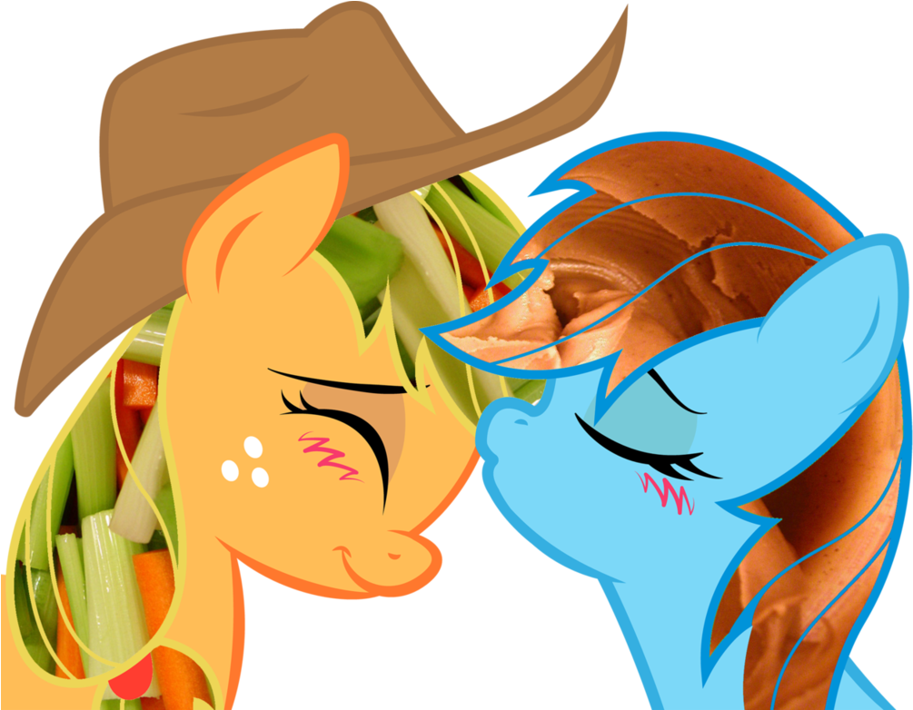 Celery And Carrots With Peanut Butter By Justanothergdb - Celery (1022x781)