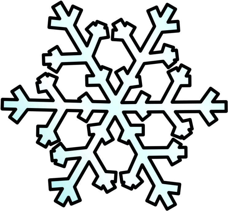 Snow Clipart - Weather Symbols Snow (830x830)