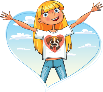 The Book Enables Learning Languages On - Cartoon (360x360)