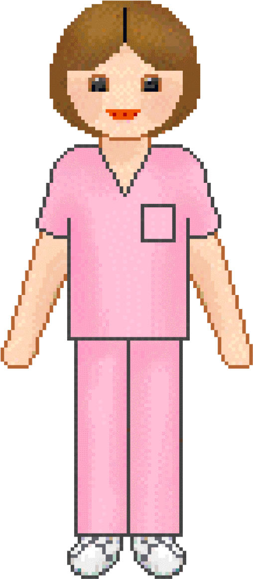 Medical Scrub Tops Clipart - Nurses Uniform Clip Art (640x1238)