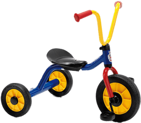 Coloured Tricycle - Winther Mini Viking Primary Tricycle (500x500)