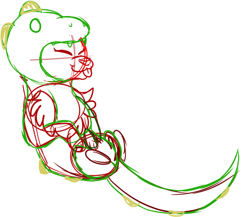 Dino Gossamer Map Part Wip By Wolfartist86 - Cartoon (800x700)