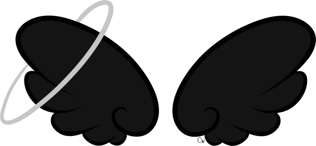 Draw Chibi Angel Wings, Step By Step, Drawing Sheets, - Chibi Wings Transparent (1024x474)
