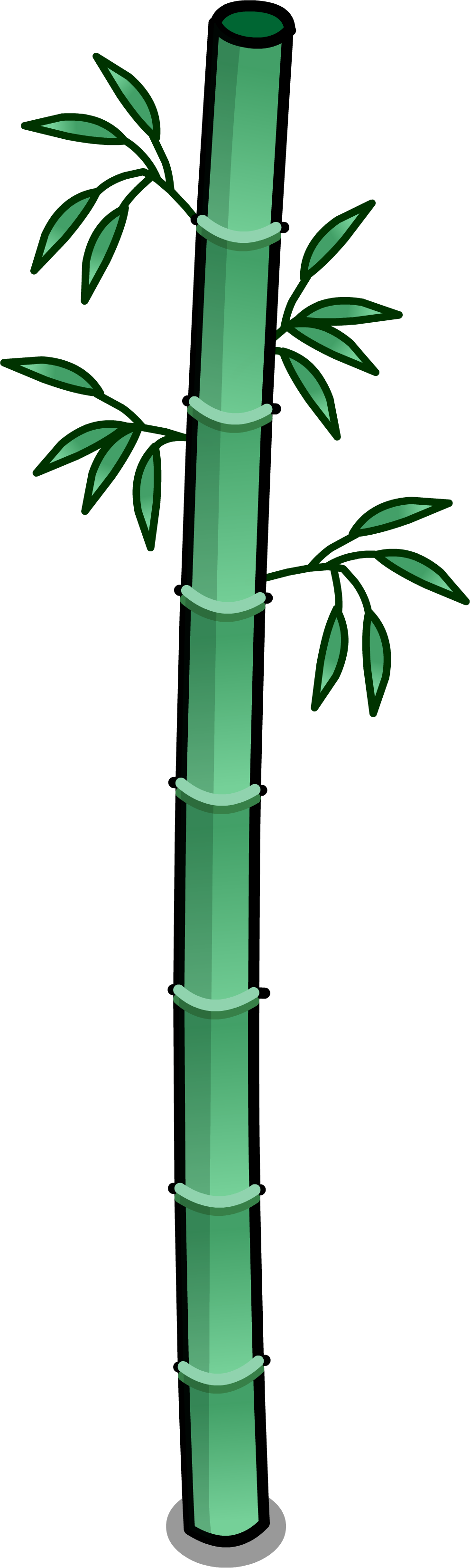 Bamboo Stalks Sprite 002 - Transparent Bamboo Clip Art Png (991x3299)