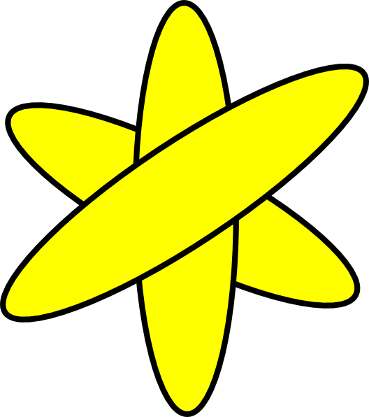 Squiggly Star Clip Art At Clker - Cartoon (528x596)
