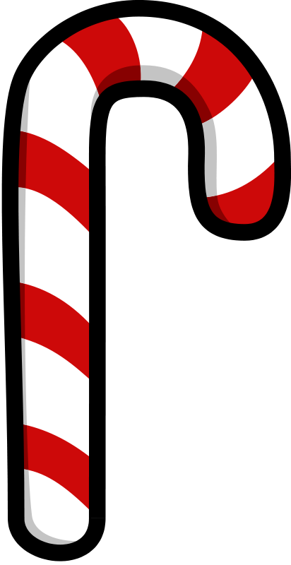 Free Cartoon Candy Cane Clip Art - Free Cartoon Candy Cane Clip Art (412x800)