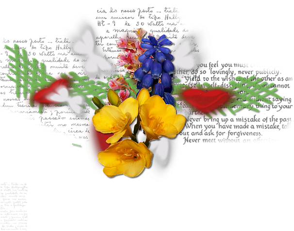 Cluster, Butterflies, Element, Flowers, Tag, Scrapbook - Scrapbook Cluster Png (640x640)
