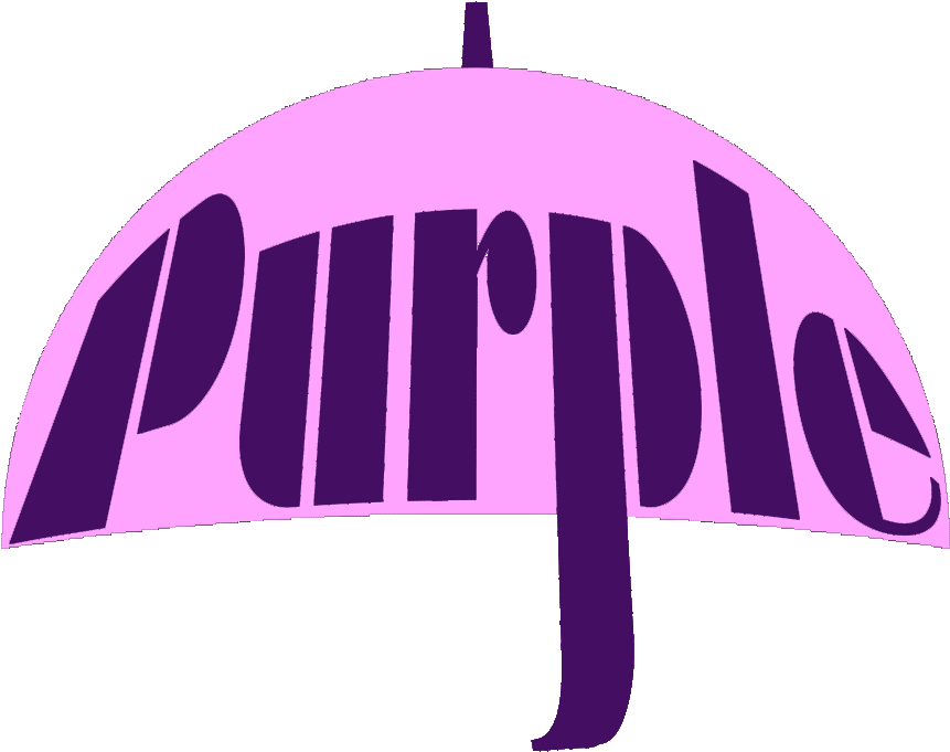 Purple Umbrella Logo - Umbrella (862x862)