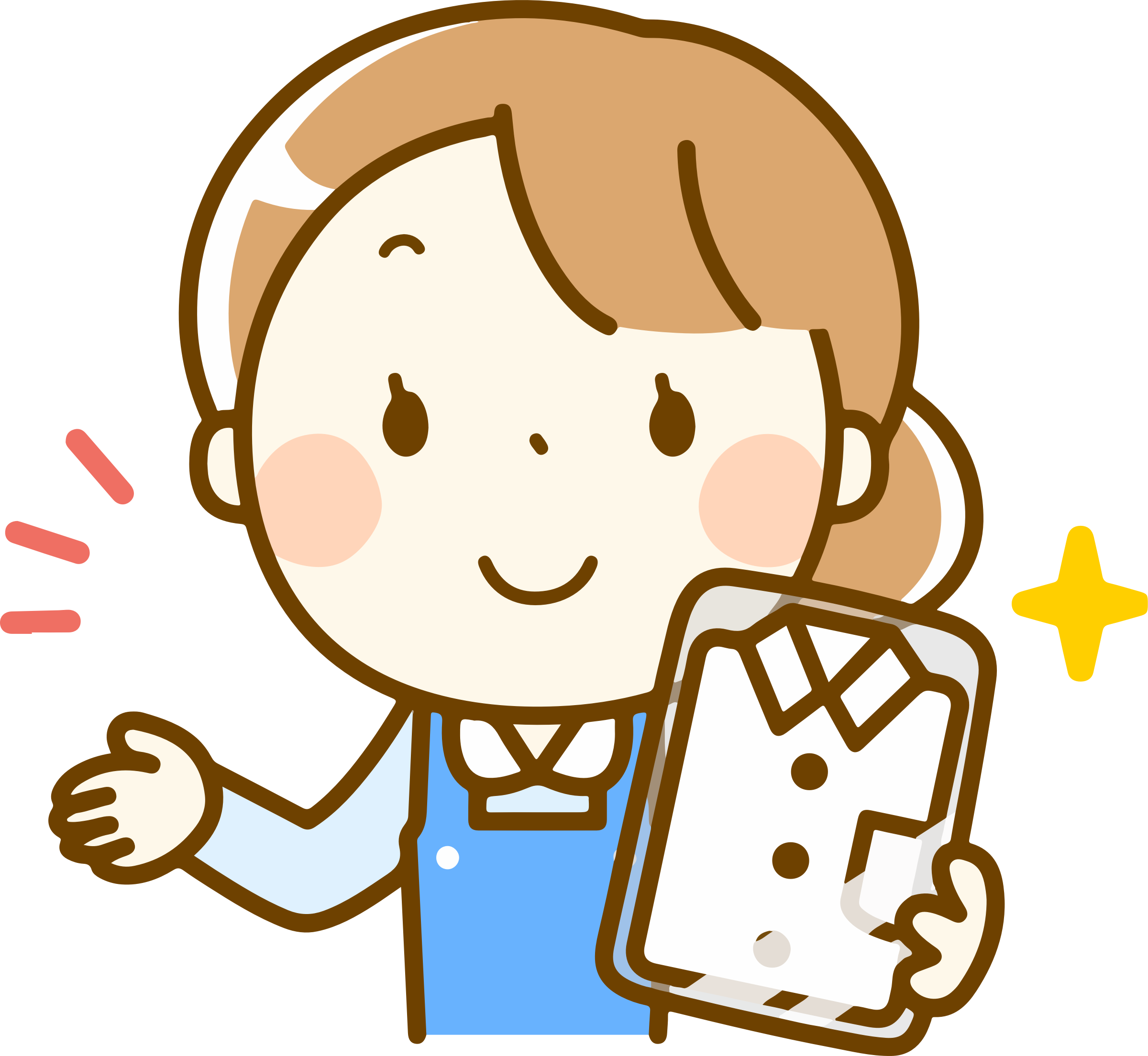 Big Image - クリーニング 宅配 イラスト (2400x2209)