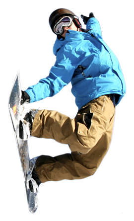 Transparent Snowboarder Png (294x484)