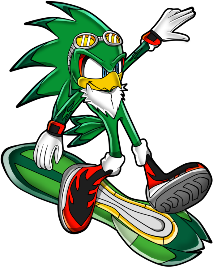 Jet The Hawk Sa By Ultimatewino - Cartoon (800x998)