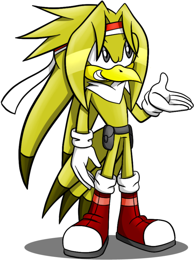 Feathers The Hawk By Twizzle-fizz - Cartoon (894x894)